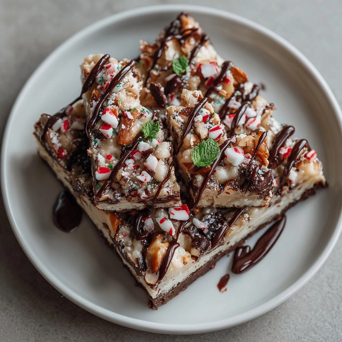 Rich and decadent, this Chaos Cake Peppermint Cookie Brittle Bark is filled with sweet, crunchy delight.