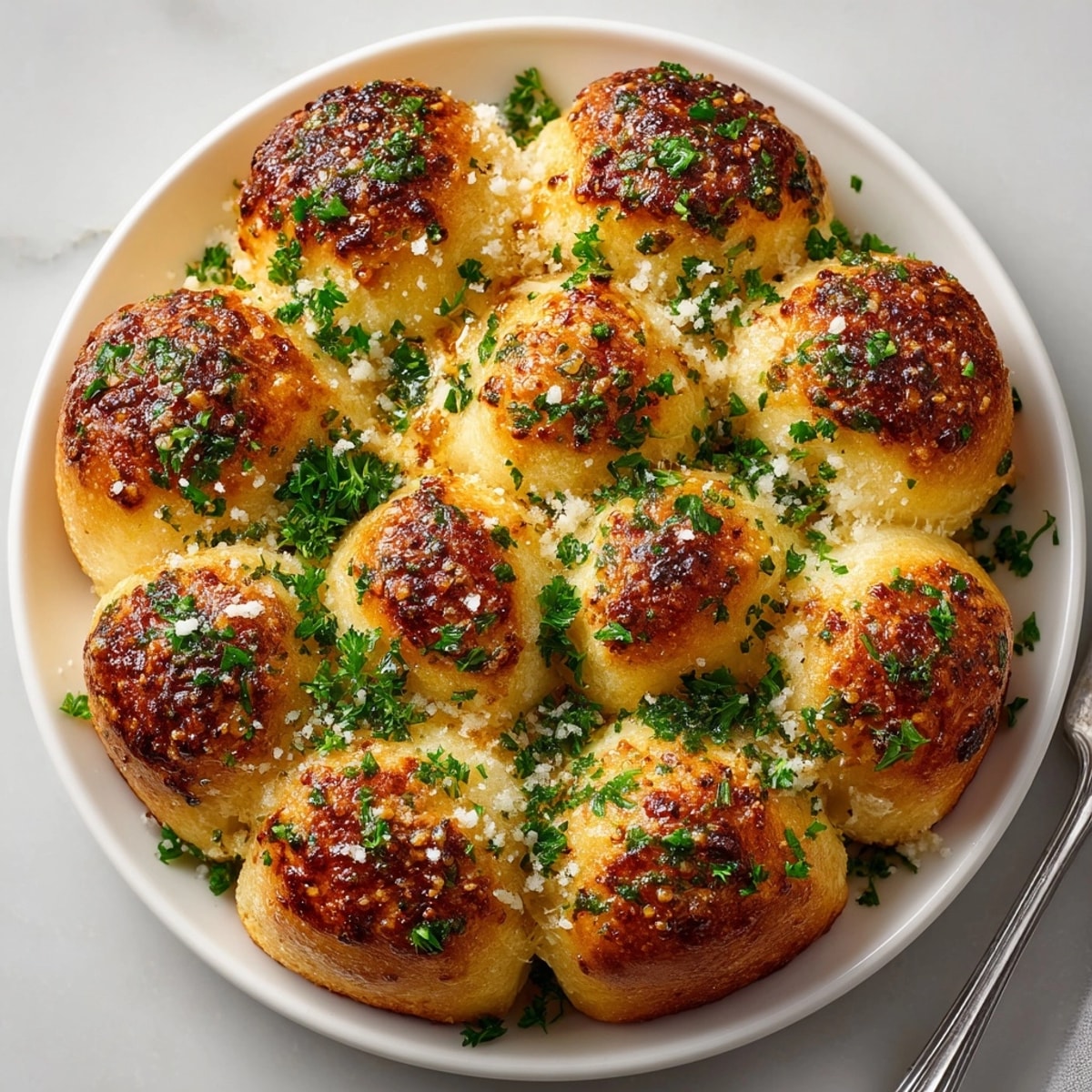 Festive Pull-Apart Garlic Butter Rolls Christmas Tree: Imagine savory, herb-infused rolls fresh from the oven.