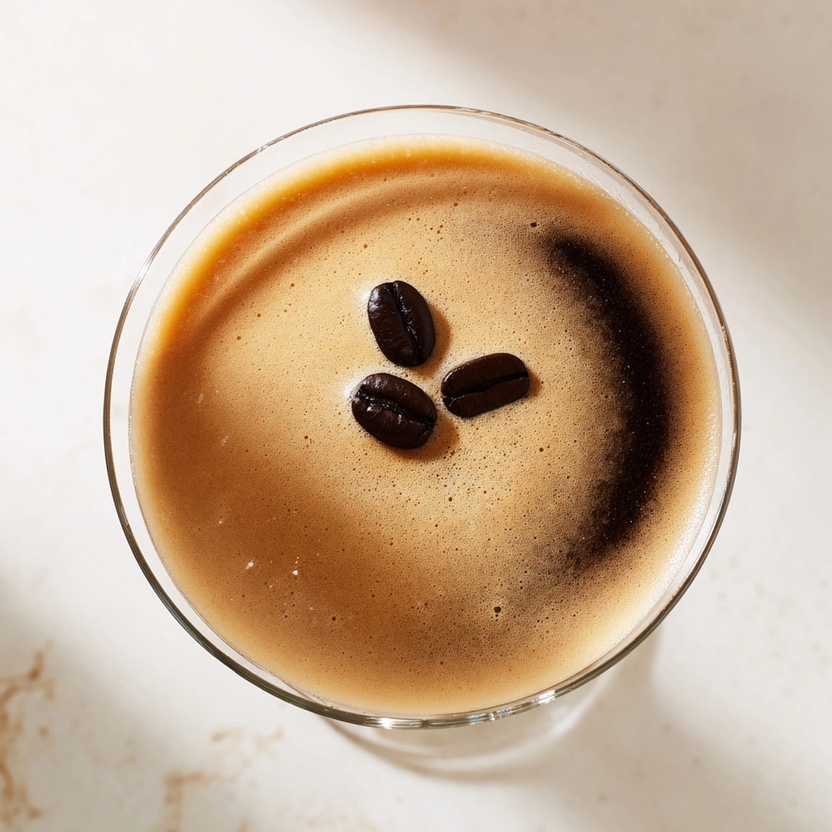 Making an Espresso Martini: shaking vigorously to chill the vodka, liqueur, and espresso.