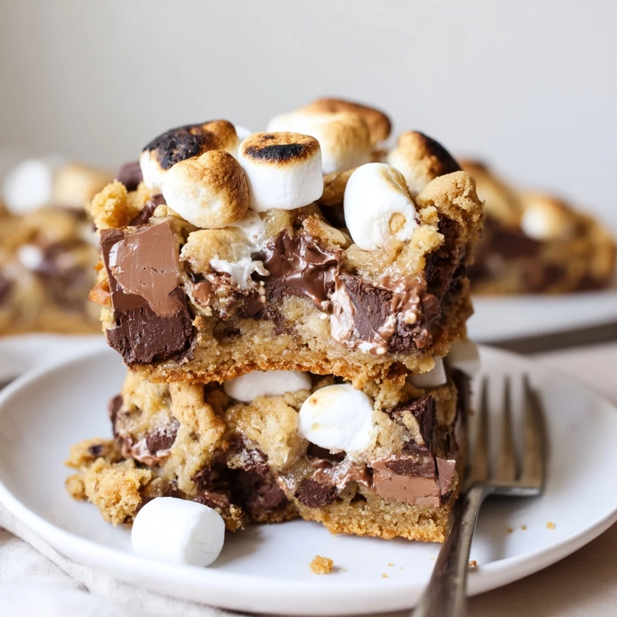 Chaos Cake Smores Cookie Bars