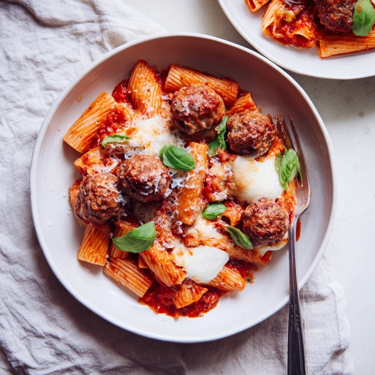 Italian Meatball Pasta Skillet