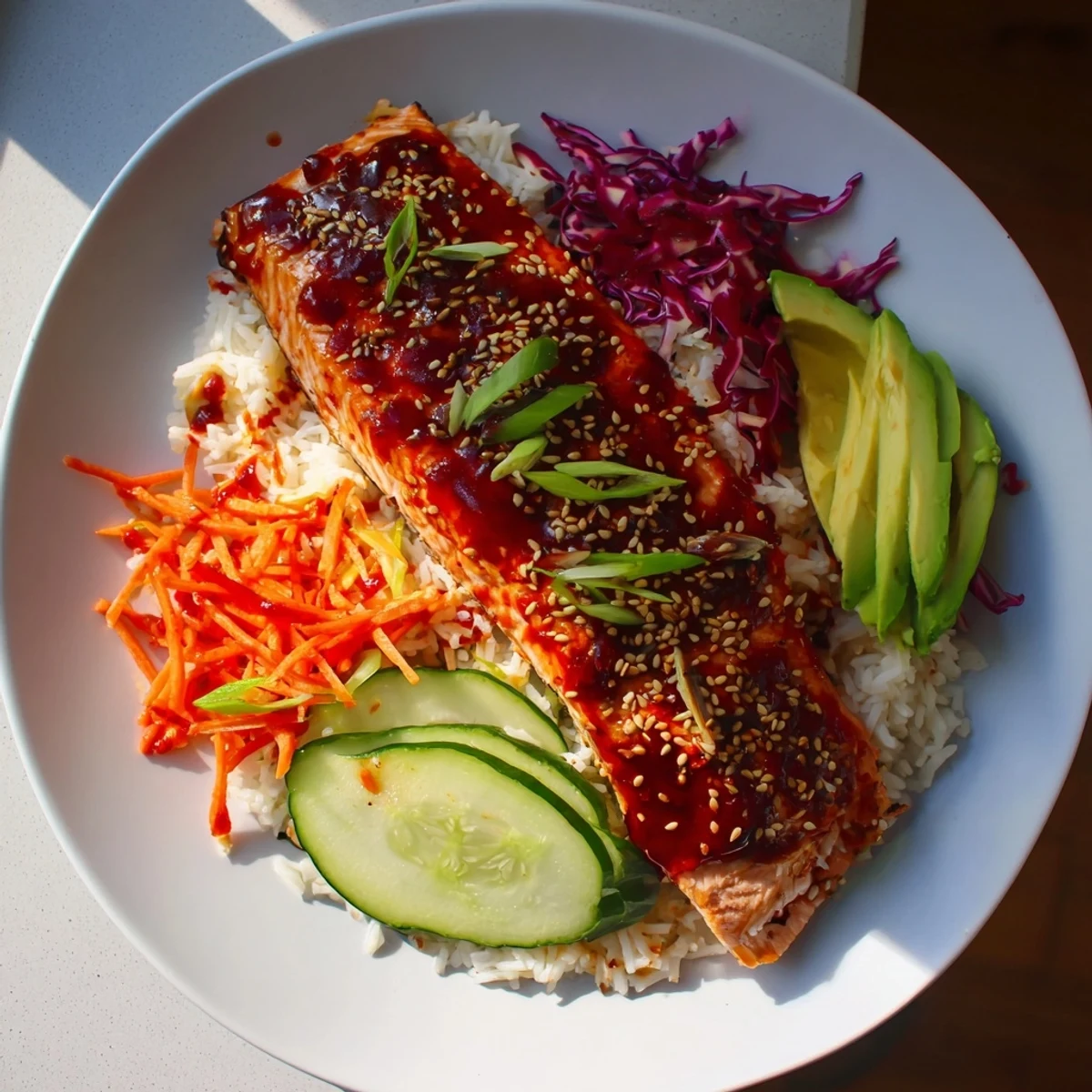 Sweet Chili Salmon Bowl