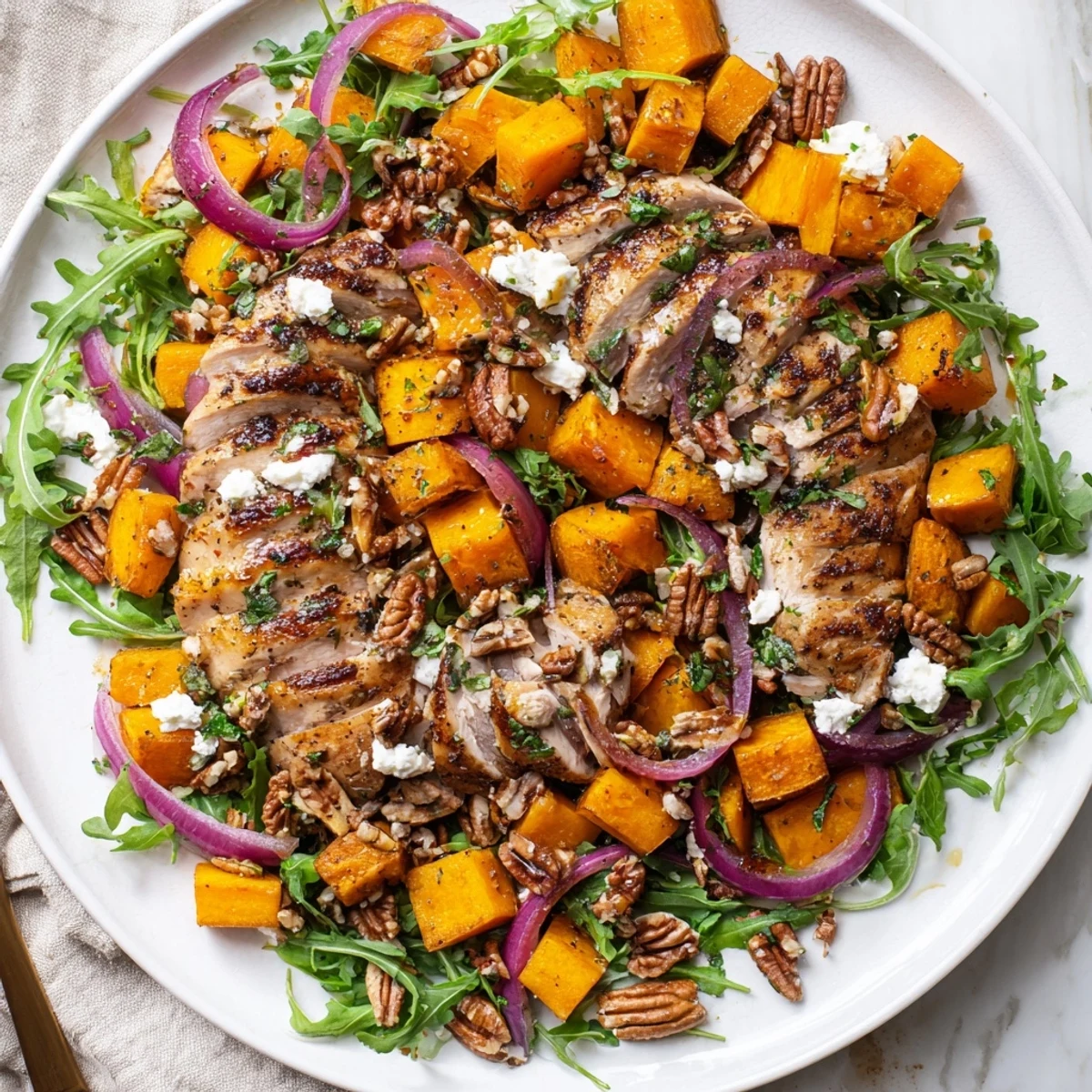 Roasted Chicken Winter Squash