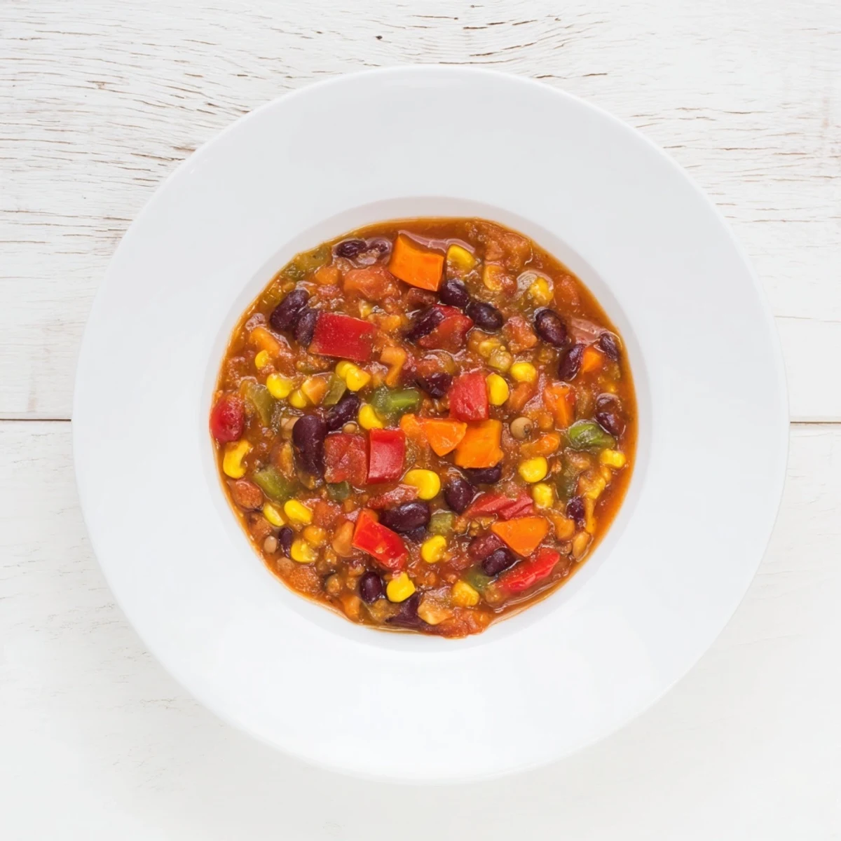 Hearty Veggie Chili Beans