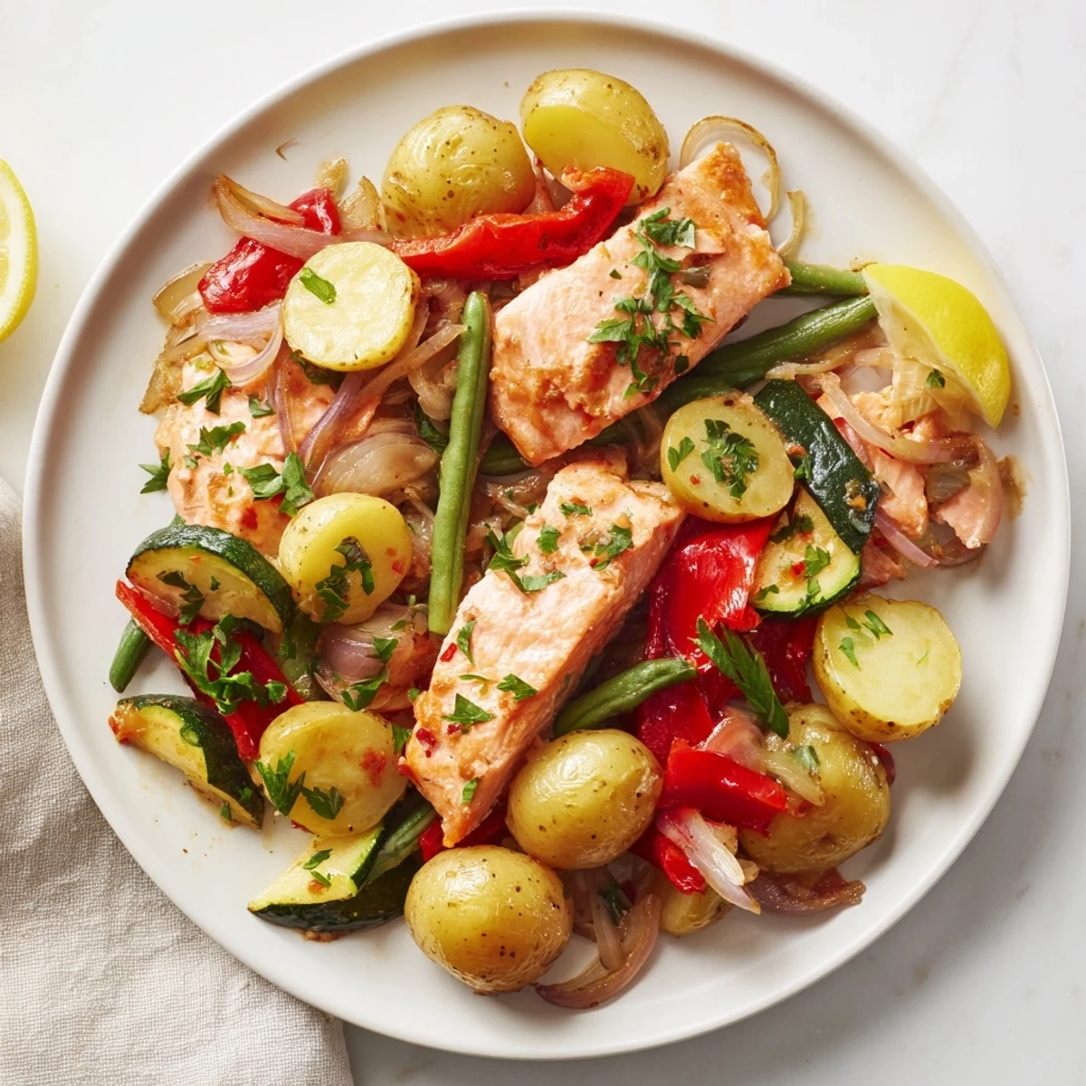 Salmon Potato Skillet Dish
