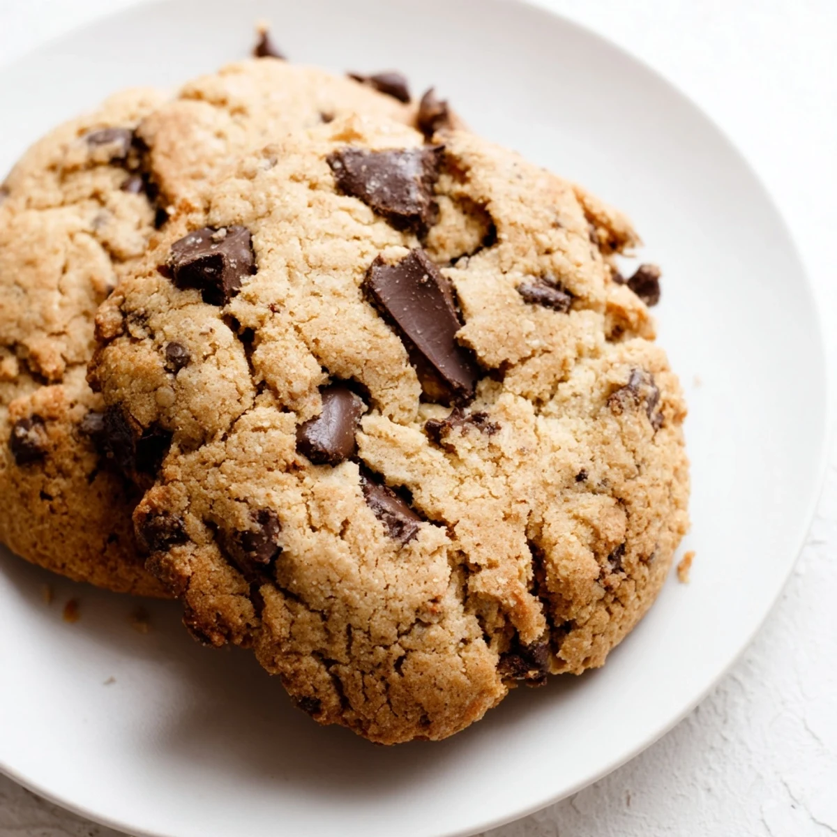 Air fryer chocolate chip cookies, perfectly soft and chewy, ready for a delicious dessert experience.