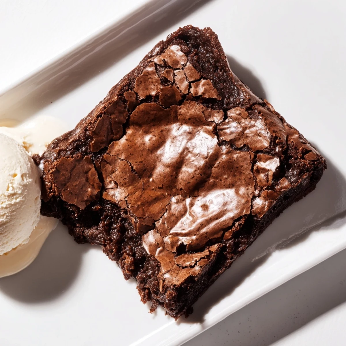 Ina Garten Brownie Pudding: A warm, crackly-topped dessert with a gooey, decadent, chocolatey center.
