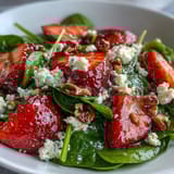 Spring Strawberry Spinach Salad