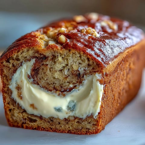 Freshly baked Cream Cheese Cinnamon Swirl Protein Loaf on a wooden cutting board, showcasing a moist interior and a golden crust ready to slice.