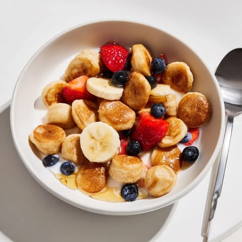 Mini Pancake Cereal Breakfast