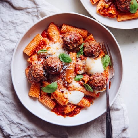 Italian Meatball Pasta Skillet