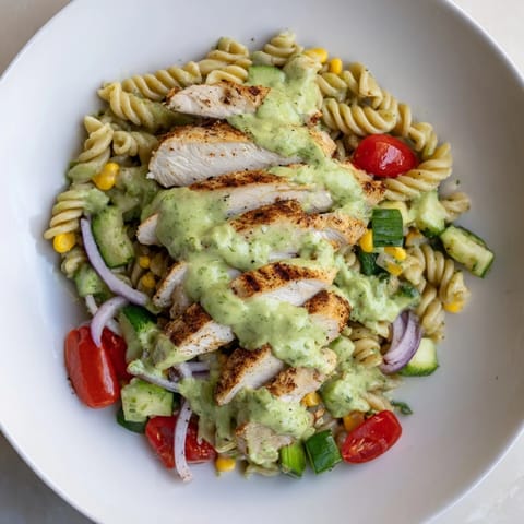 Peruvian Aji Verde Chicken Pasta