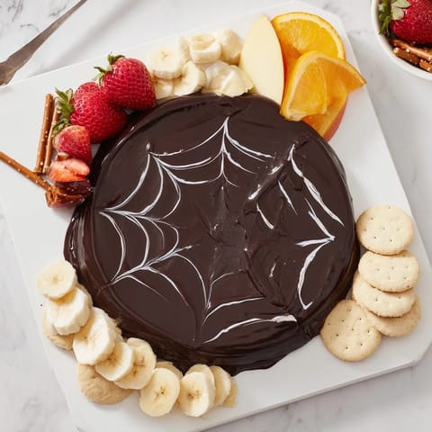 Spiderweb Chocolate Ganache Board