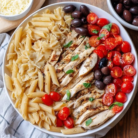 Girl Dinner Pasta Board