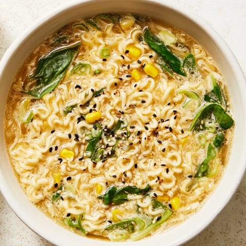 Elevated Ramen Egg Drop