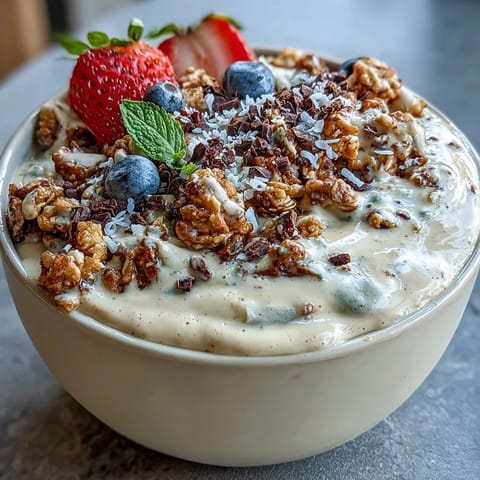 Vanilla Bean Frappuccino Smoothie Bowl