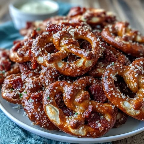 Game Day Baseball Snack Board with Pretzels and Dips on a rustic wooden platter, surrounded by colorful dips, cheeses, and crunchy vegetables for sharing.