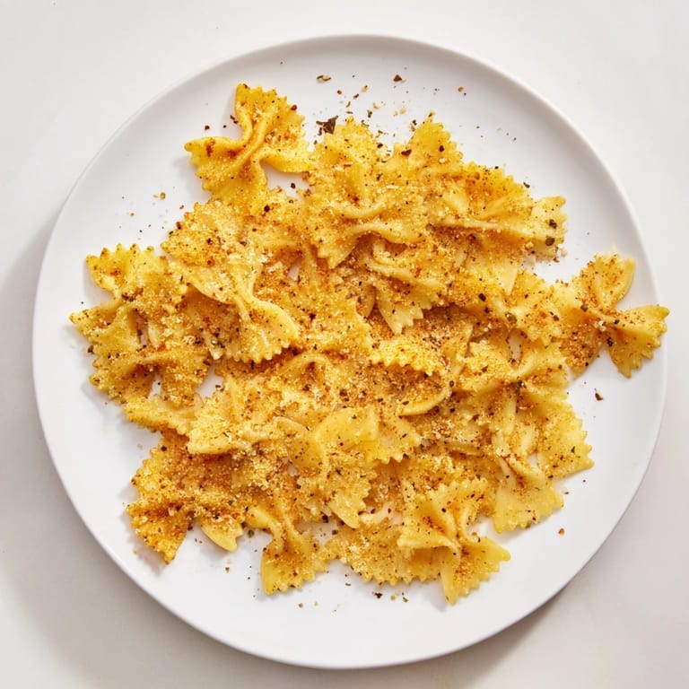 Deliciously crunchy pasta chips tossed in savory spices, ideal for game day snacks.