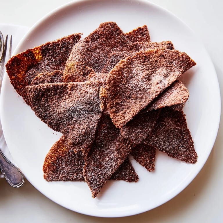 Crispy chocolate Dessert Chips & Salsa paired with vibrant fruit salsa for dipping delight.  