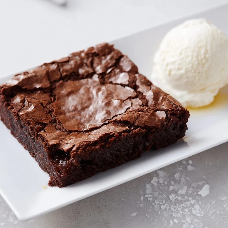 Freshly baked Ina Garten Brownie Pudding, showcasing a perfect balance of brownie crust and creamy interior.
