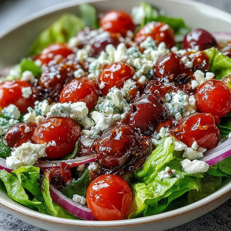 Vibrant Greek Salad Bowl in a serving dish featuring crunchy cucumbers, tangy red onion, and a drizzled oregano vinaigrette.