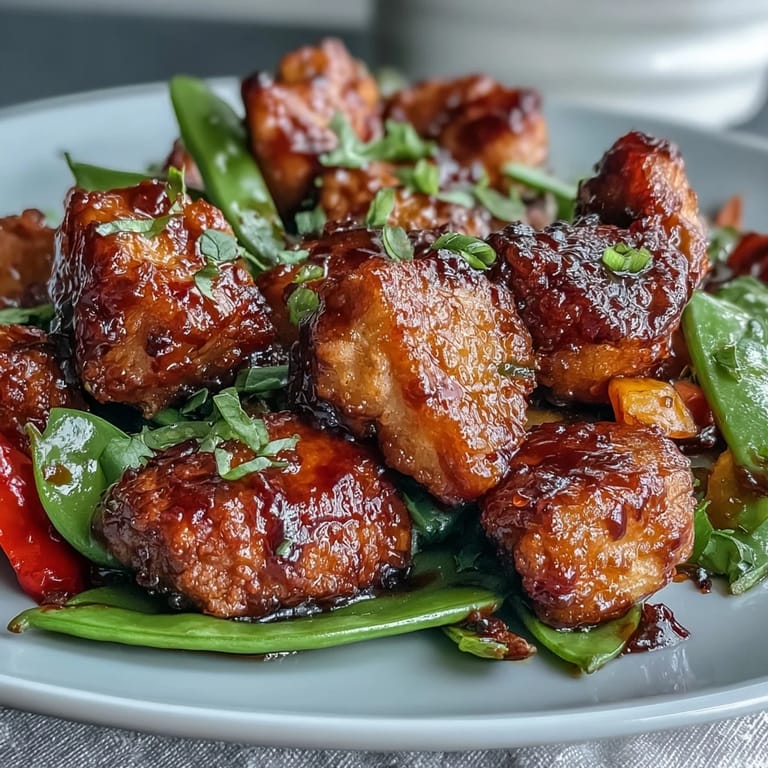 Plated Spicy Sweet Chicken Diablo featuring colorful vegetables and tender chicken, served with chopsticks for a weeknight dinner for two.