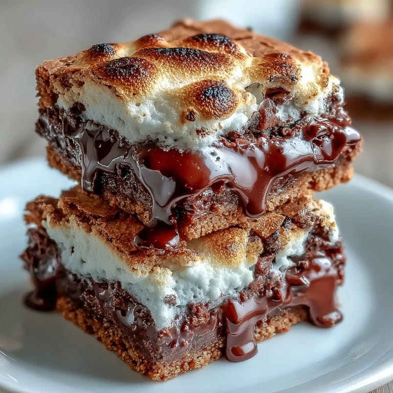 Soft brownie cookies loaded with chocolate, finished with a golden toasted marshmallow.